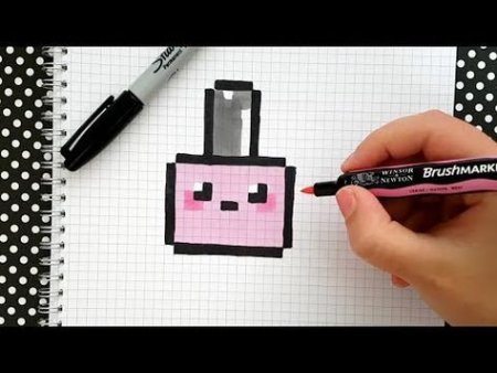 Рисунки по клеточкам простые