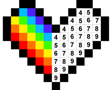 Разукрашенные квадратики