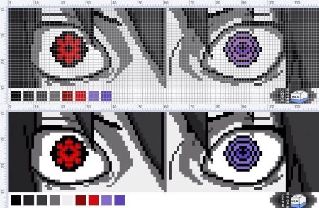 Схема фенечки Наруто