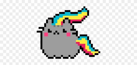 Рисование по клеточкам Единорог тортик