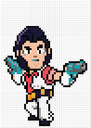 Рисование по клеткам БРАВЛ