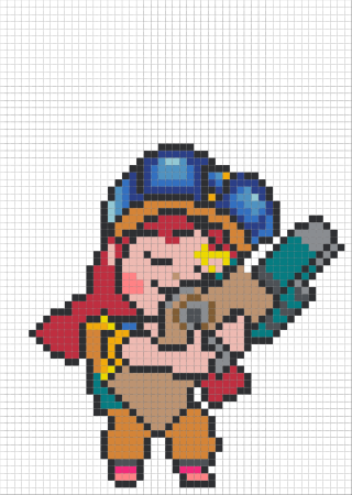 Пиксель арт Браво старс