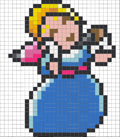 Рисование по клеткам БРАВЛ