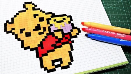 Рисунки по клеточкам в тетради бравлеры