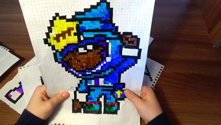 Сэнди по клеточкам из БРАВЛ