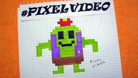 Рисование по клеточкам Спайк