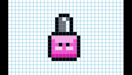 Рисунки по клеточкам в блокноте