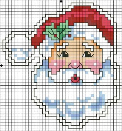 Легкая Новогодняя вышивка