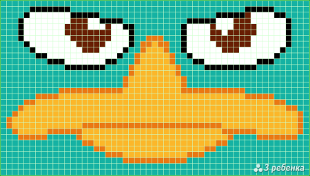 Перри Утконос по клеткам