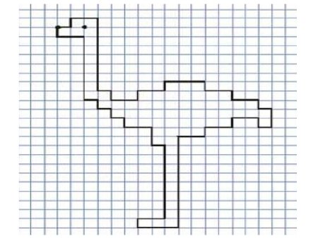 Рисунки по клеточкам для дошкольников