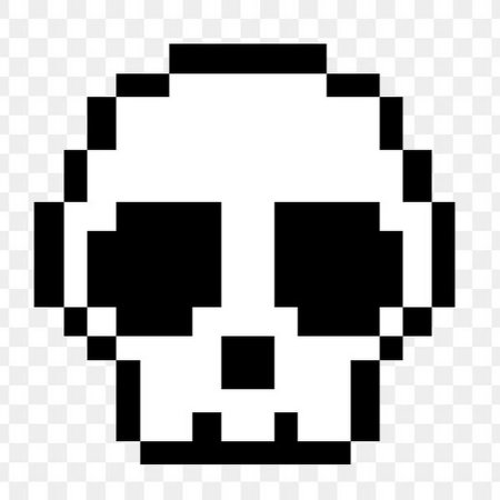 Череп по клеткам