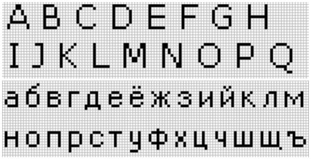 Рисование по клеточкам имена