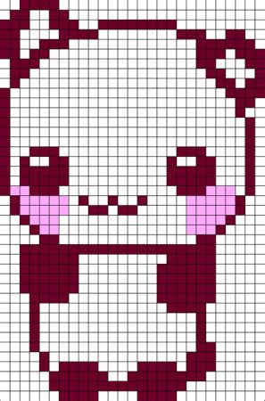 Рисунки по клеткам маленькие
