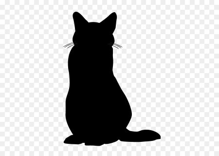 Черная кошка рисунок