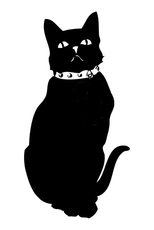 Трафарет кошки