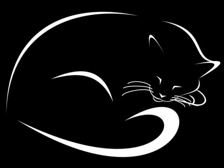 Трафарет кошки