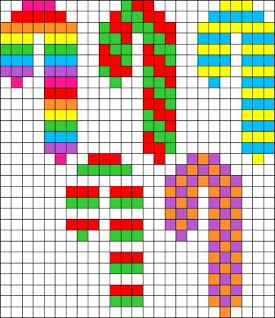 Рисование по клеточкам фломастерами