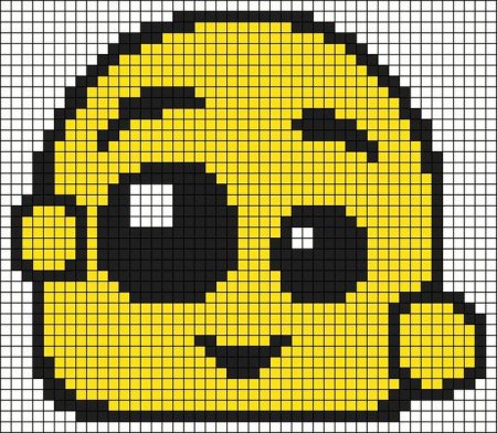 Смайлики по клеткам