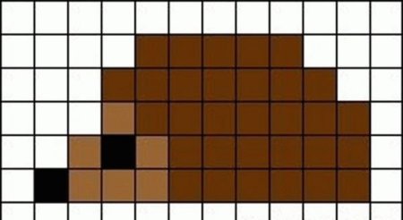 Рисунки по клеткам лёгкие