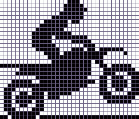 Японский кроссворд мотоцикл