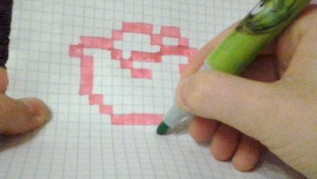 Рисунки по клеточкам цветы легкие розы