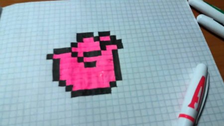 Розовая тема по клеточкам