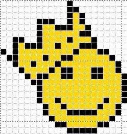 Красивые рисунки по клеткам ручкой