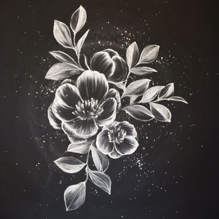 Рисунки мелом