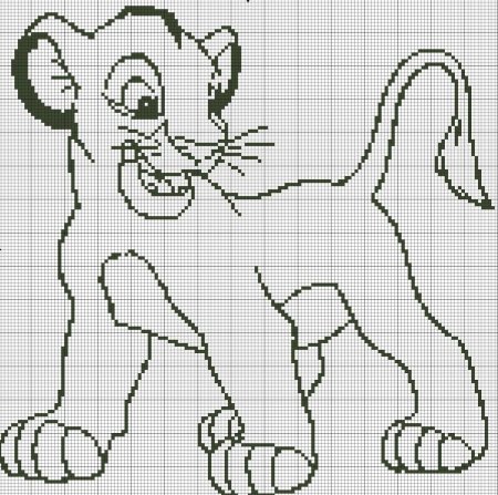 Вышивка крестиком Лев