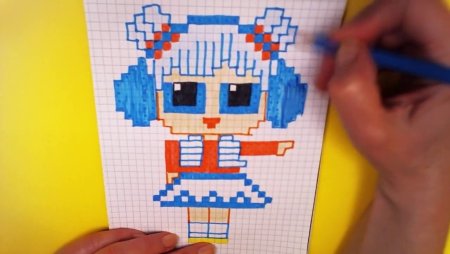 Рисунки по клеточкам ЛОЛ