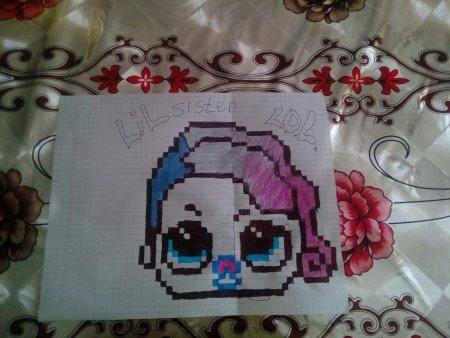 Рисование по клеточкам ЛОЛ