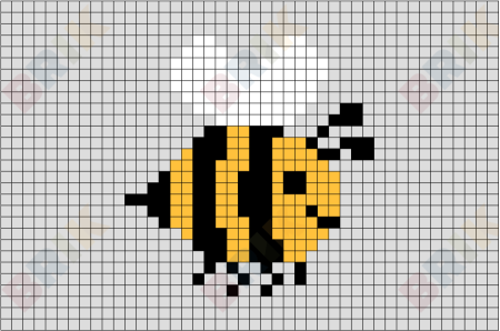Пчела пиксель