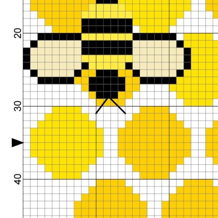 Жаккард пчела