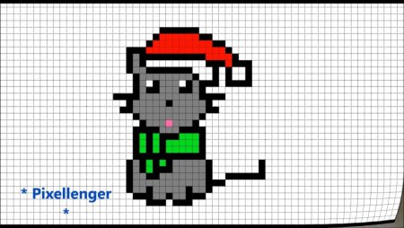 Рисунки по клеточкам мышка