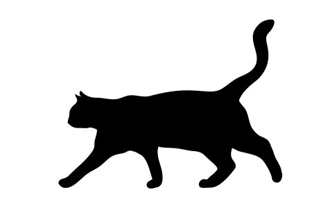 Силуэты котов