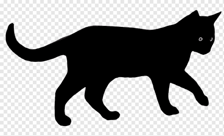 Силуэт кошки