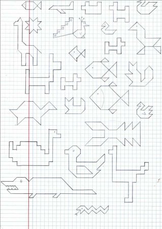 Рисунок по клеткам графический