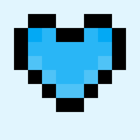 Картинки по клеточкам синие