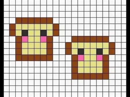 Печенье по клеточкам в тетради