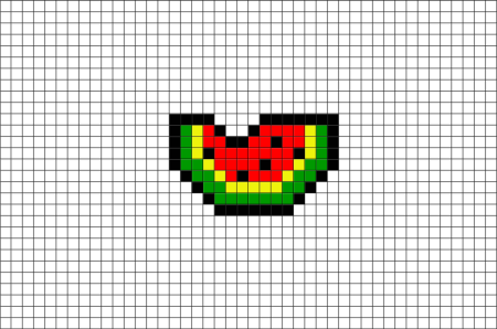 Рисунки по клеточкам мороженое