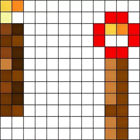 МАЙНКРАФТА по клеточкам