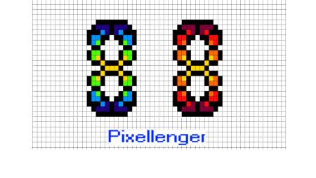Картинки по клеточкам майнкрафт
