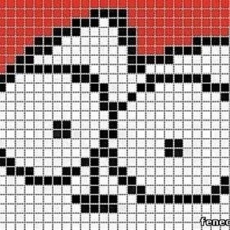 Кот Саймон вышивка крестом