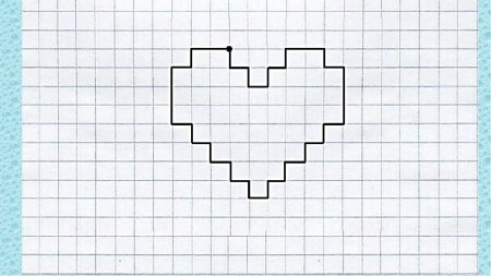 Рисование по клеточкам в тетради для начинающих