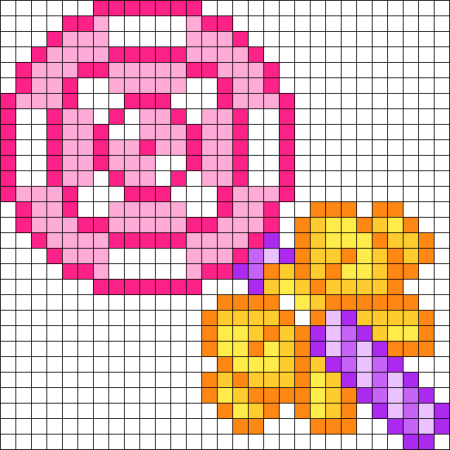 Рисование по клеткам вкусняшки