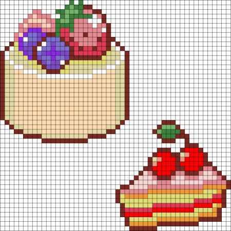 Рисунки по клеточкам