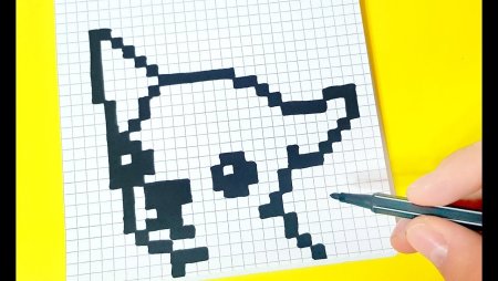 Рисунки в клеточку для личного дневника для девочек