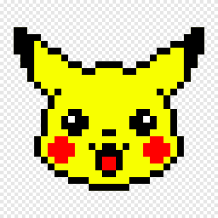 Пикачу по клеточкам в тетради маленькие