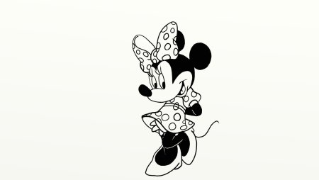 Микки и Минни чб