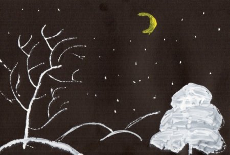 Рисунки на черном фоне белой ручкой